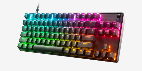 64847 STEELSERIES Apex 9 TKL - Wired - USB - Opto-mechanical key switch - QWERTY - RGB LED - Black