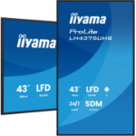 iiyama 43" 4K UHD Professional Digital Signage 24/7 display featuring Android OS, FailOver and Intel® SDM slot