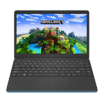 Geo Computers GeoBook 140 Minecraft Edition 14-inch Laptop Intel Celeron, 4GB RAM, 64GB eMMC - Includes Minecraft - Blue