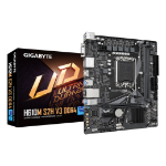 GIGABYTE H610M S2H V3 DDR4 Motherboard - Supports Intel Core 14th CPUs, 4+1+1 Hybrid Digital VRM, up to 3200MHz DDR4, 1xPCIe 3.0 M.2, GbE LAN , USB 3.2 Gen 1