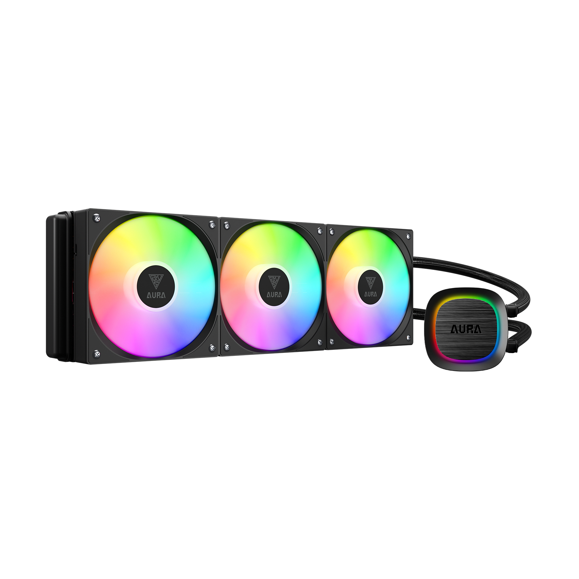 AURA GL360 V2 ARGB LIQUID COOLER BLACK thumbnail