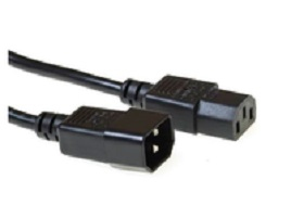 Microconnect C13/C14, 10 m Black C13 coupler C14 coupler