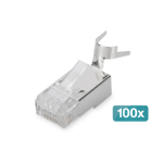 Digitus Modular Plug for Round Cable, CAT 6A, shielded - 100 pieces