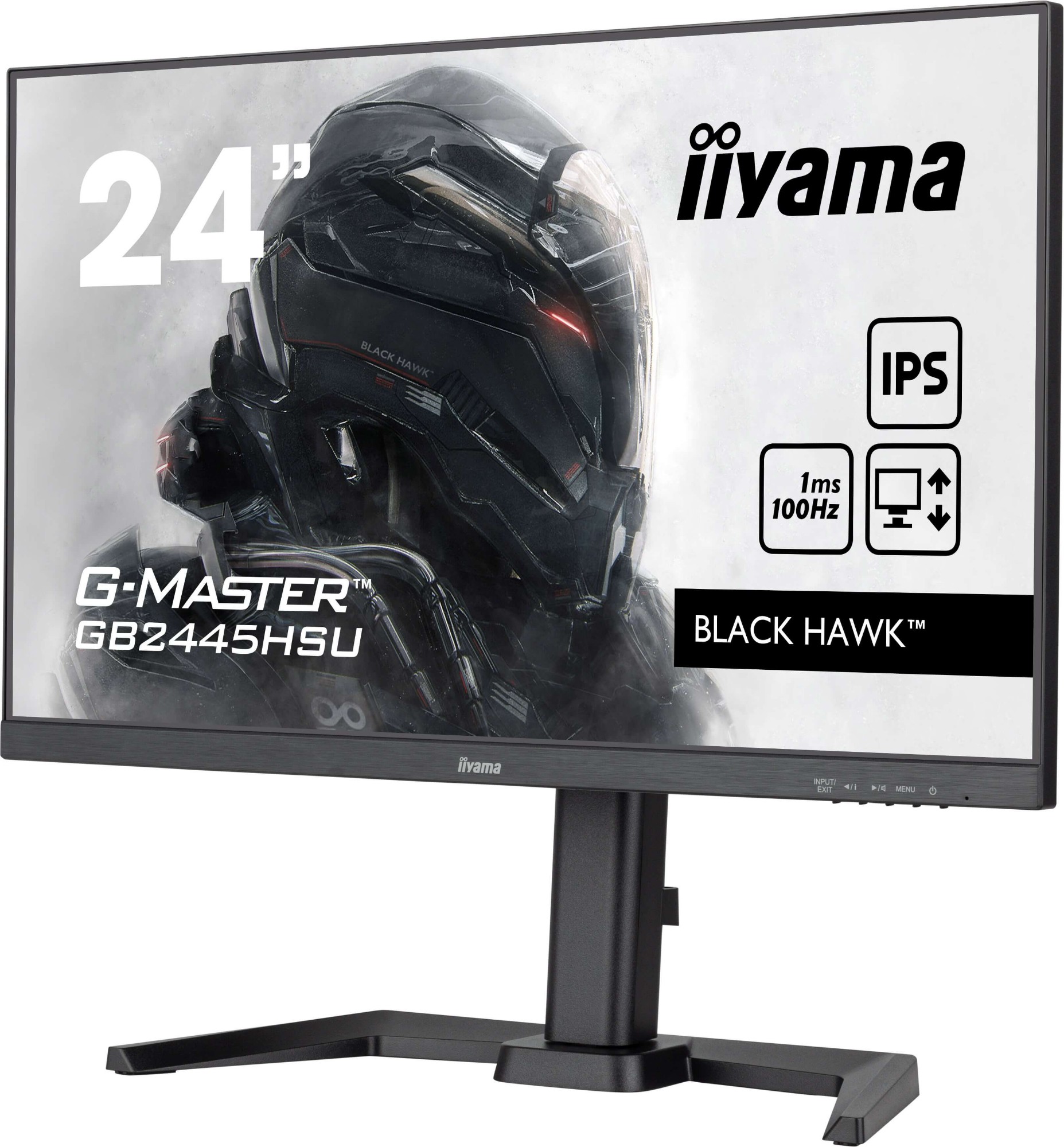 iiyama G-MASTER GB2445HSU-B2 LED display 60.5 cm (23.8") 1920 x 1080 pixels Full HD Black