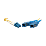 Tripp Lite N458-001-9 InfiniBand en Glasvezelkabel 0,3 m LC SC Geel