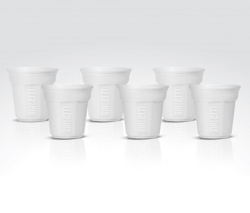 Image of Bialetti BICCHIERINO - Set - White - Coffee - 6 person(s) -...
