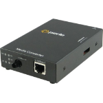 Perle Fast Ethernet, 100Base-TX - 100Base-ZX, 1550nm, single mode, ST, AUS Power Cord