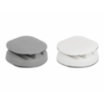 DeLOCK Cable Holder self-adhesive with 4 feed-throughs Set 2 pieces