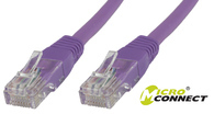 Microconnect UTP505P networking cable Purple 5 m Cat5e U/UTP (UTP)