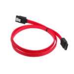 Siig CB-SA0712-S1 SATA cable 24" (0.61 m) SATA 7-pin Red, Silver