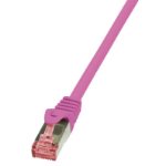 LogiLink Cat.6 S/FTP, 1m networking cable Pink Cat6 S/FTP (S-STP)