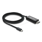 DeLOCK 81704 video cable adapter 2 m USB Type-C HDMI Black