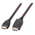 EFB Elektronik K5561HQSW.1 video kabel adapter 1 m DisplayPort HDMI Type A (Standaard) Zwart