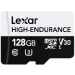 Lexar High-Endurance 128 GB MicroSDXC UHS-I Class 10