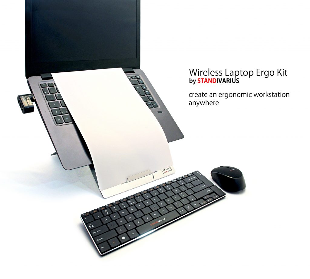 Standivarius Laptop bundle; includes laptop stand; compact...