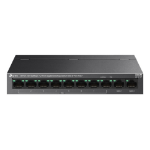 TP-Link LS1210P network switch Unmanaged L2 Gigabit Ethernet (10/100/1000) Power over Ethernet (PoE) Desktop Black
