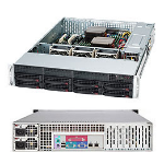 Supermicro SC825TQC-R740LPB Rack Black 740 W