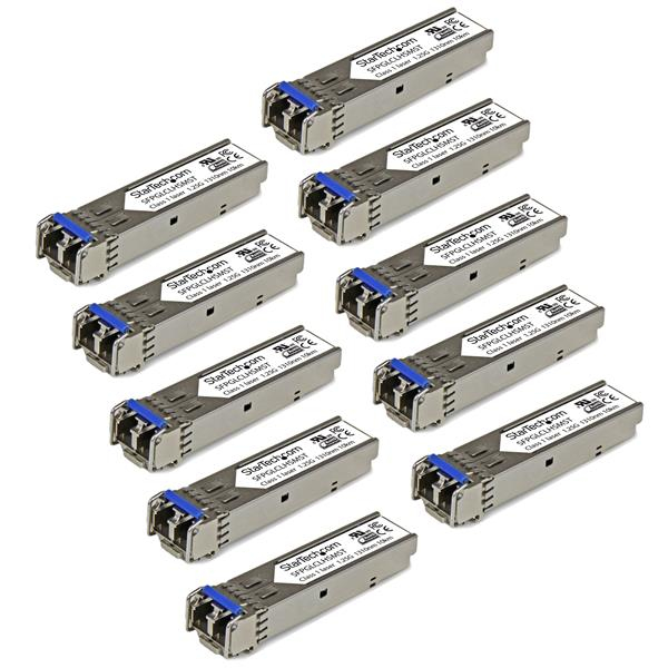 StarTech.com Cisco GLC-LH-SM Compatible SFP Transceiver Module - 1000BASE-LX/LH - 10 PACK