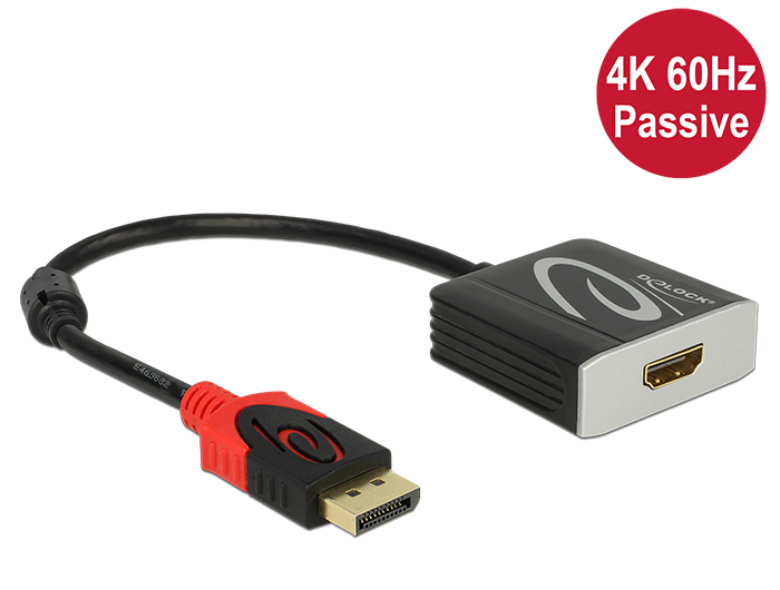 62719 DELOCK 4K Passive - Videoanschluß - DisplayPort (M)
