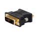 Monoprice DVI-A/VGA DVI-A Dual Link Black