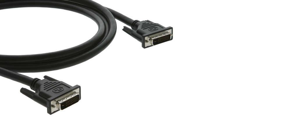 Kramer Electronics C-DM/DM-3 DVI-kabel 0,9 m DVI-D Svart