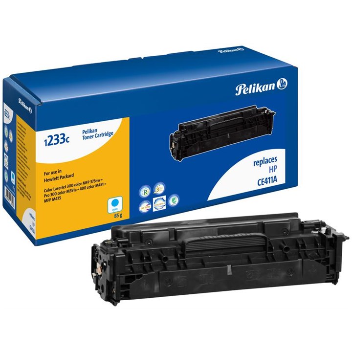 Image of Pelikan Laser Toner For HP 305A Cyan (Ce411A)