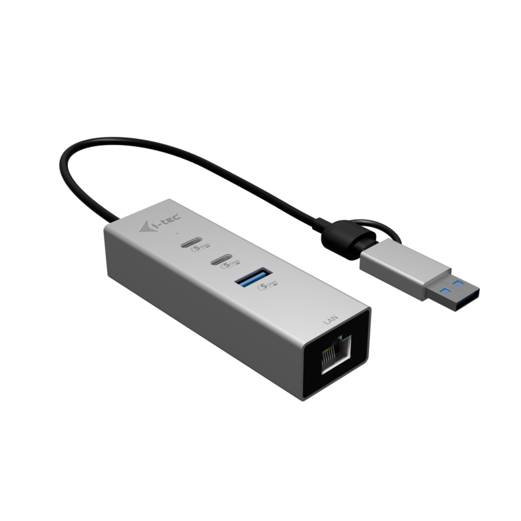 I-TEC USB-C/A HUB 3X USB + LAN thumbnail