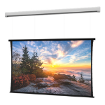 Da-Lite Tensioned Myriad Reveal, 16:9, 202" with HD Progressive ReView 0.9 and SightLine cable drop