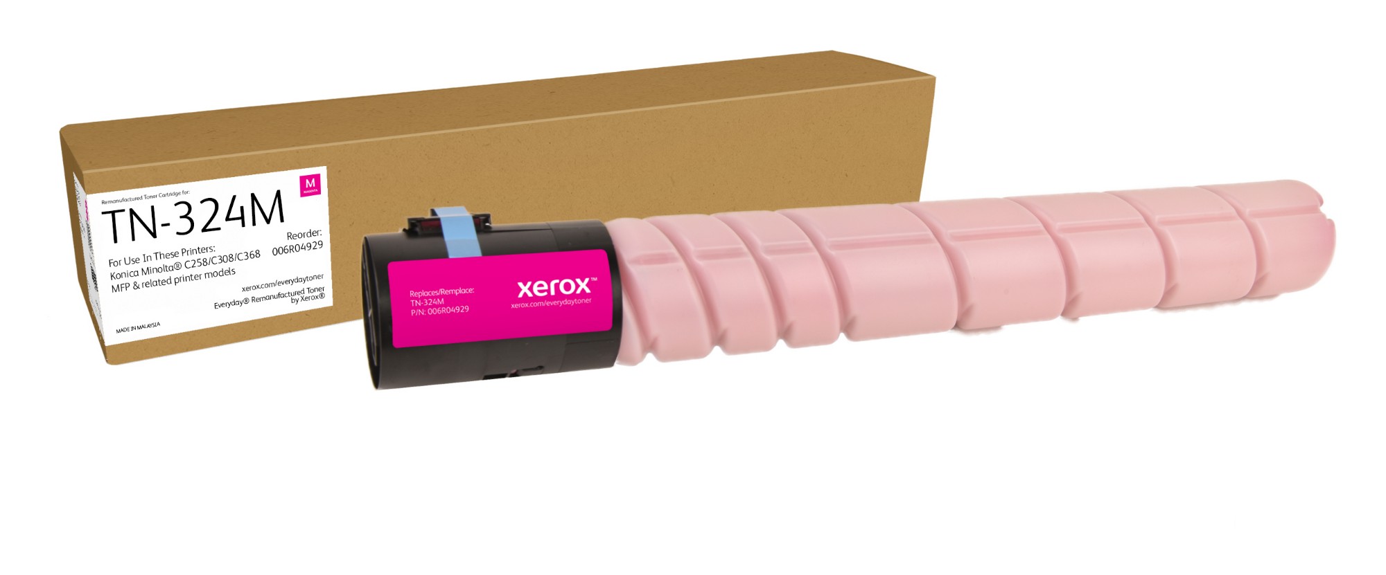 Xerox 006R04929 Toner magenta, 26K pages (replaces Konica Minolta TN-324M) for KM bizhub C 258