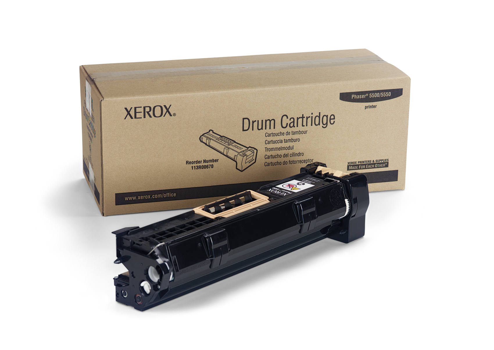 Photos - Ink & Toner Cartridge Xerox 113R00670 Drum kit, 60K pages/5 for  Phaser 5500 