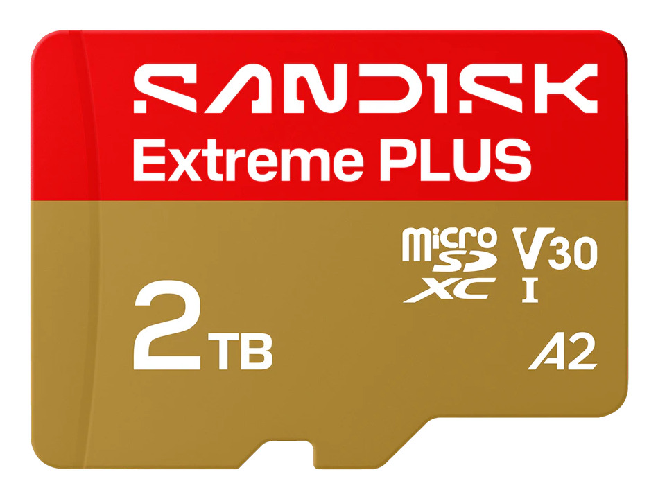 Image of SanDisk Extreme PLUS microSD UHS-I Card - 2TB