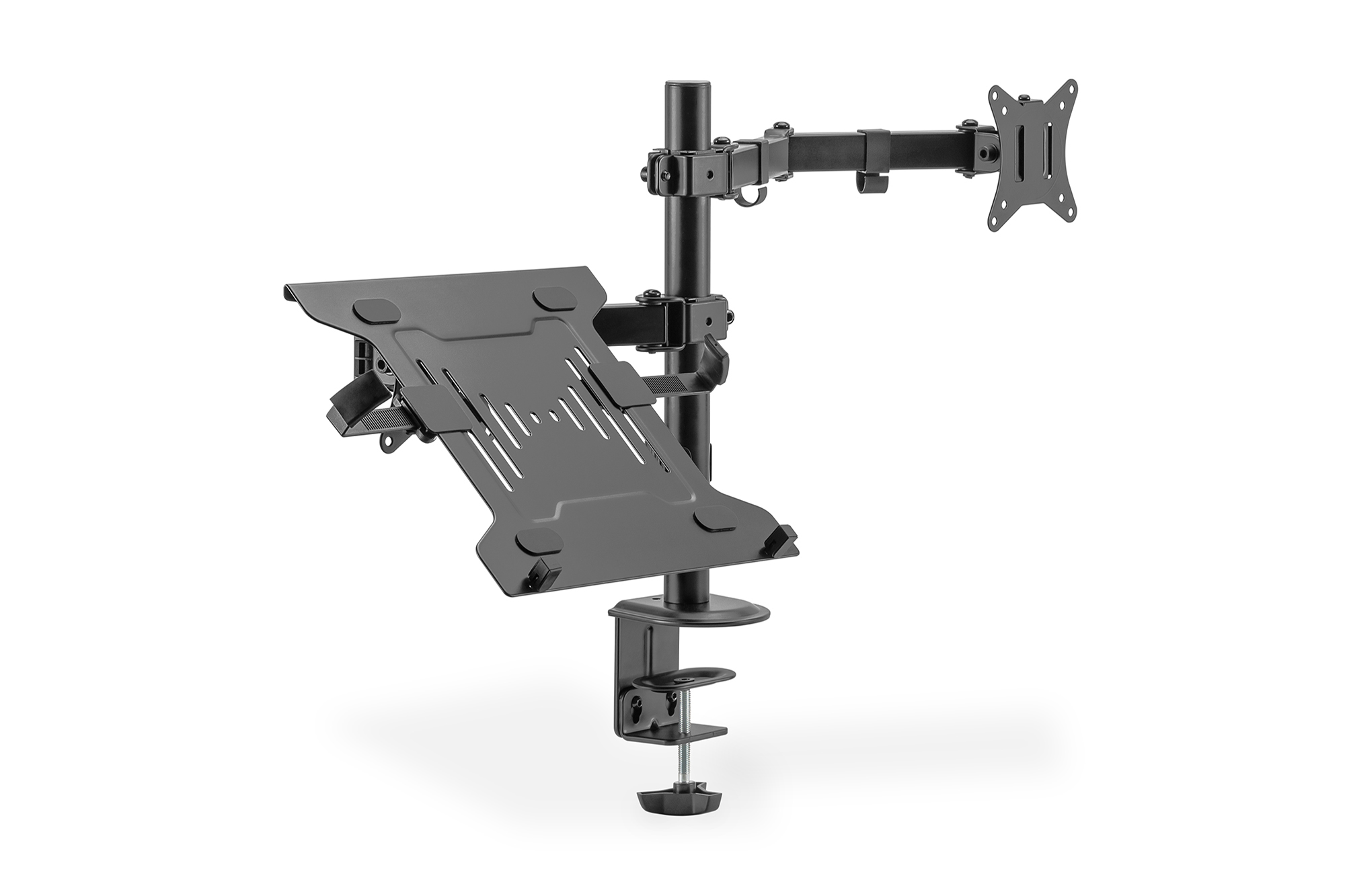 Image of Digitus Universal monitor mount with notebook holder