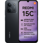 Xiaomi Redmi 15C 17,5 cm (6.9") 5G USB Type-C 4 GB 128 GB 6000 mAh Zwart