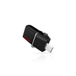 SanDisk SDDD2-016G-A46 USB flash drive 16 GB USB Type-A / Micro-USB 3.2 Gen 1 (3.1 Gen 1) Black