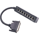 Moxa Opt8-RJ45+ seriële switch box Bedraad