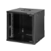 LogiLink W66Z30B rack cabinet 6U Wall mounted rack Black