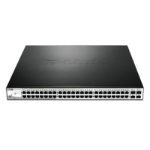 D-Link DGS-1210-52MP netwerk-switch Managed L2 Gigabit Ethernet (10/100/1000) Power over Ethernet (PoE) 1U Zwart