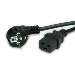 VALUE 19.99.1552 power cable Black 2 m CEE7/7 C19 coupler