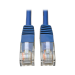 Tripp Lite N002-004-BL Cat5e 350 MHz Molded (UTP) Ethernet Cable (RJ45 M/M), PoE - Blue, 4 ft. (1.22 m)