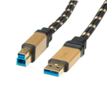 ROLINE GOLD USB 3.0 Cable, Type A M - B M 3.0 m