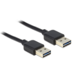 DeLOCK 5m USB 2.0 A USB-kabel USB A Zwart