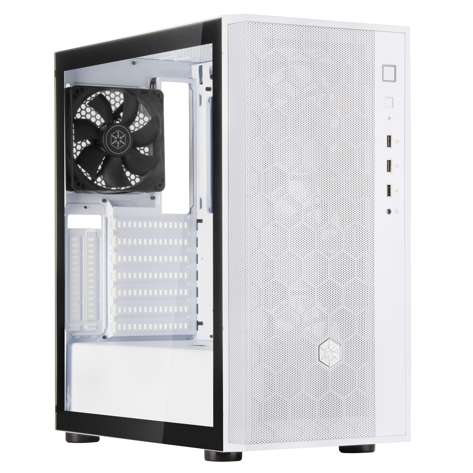 Image of Silverstone FARA R1 Midi Tower White