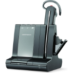 HP Poly Savi 8245-M - Savi 8200 series - headset - in-ear - convertible - DECT / Bluetooth - wireless - USB-A via DECT adapter - black - Certified for Microsoft Teams