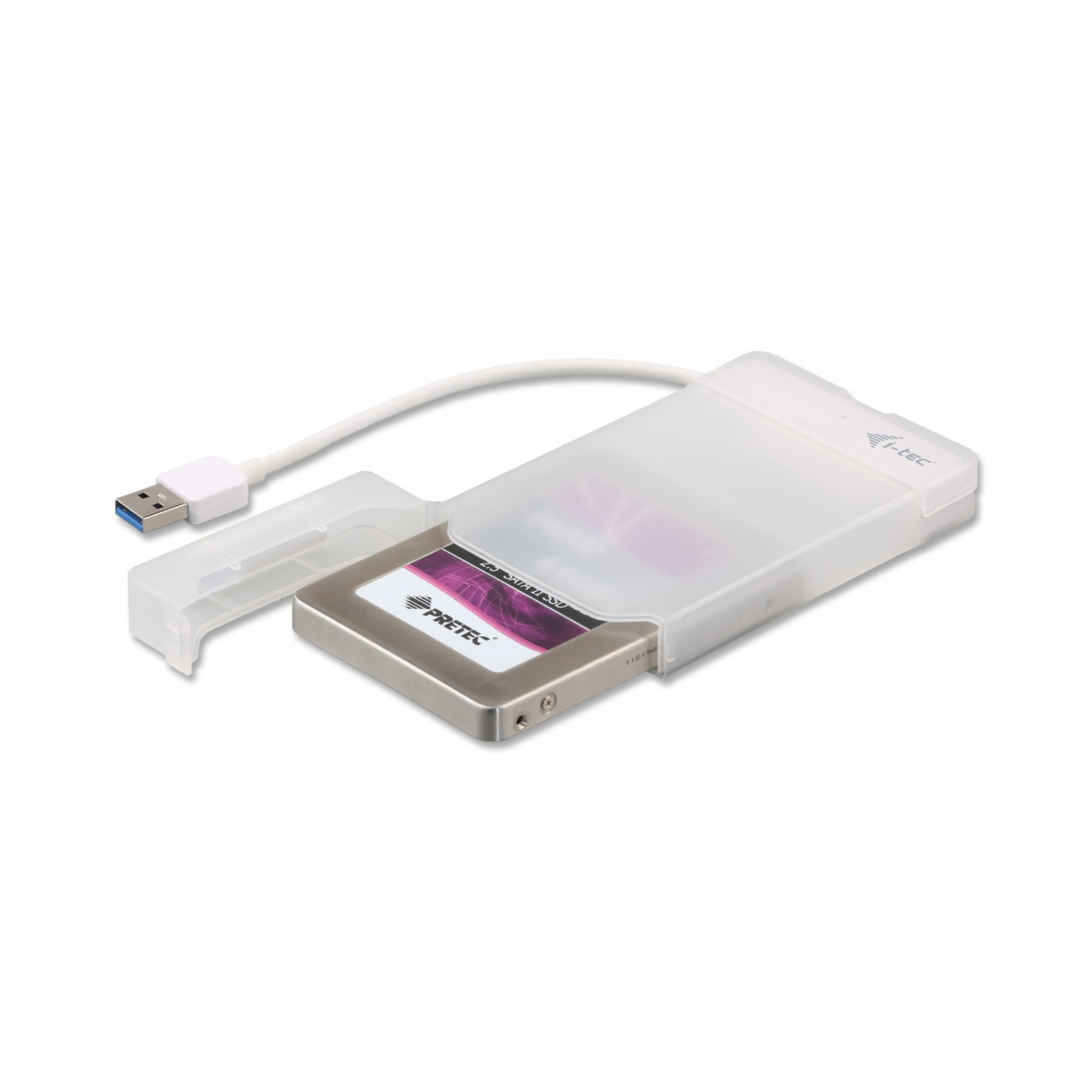 Image of i-tec MySafe USB 3.0 Easy 2.5" External Case – White