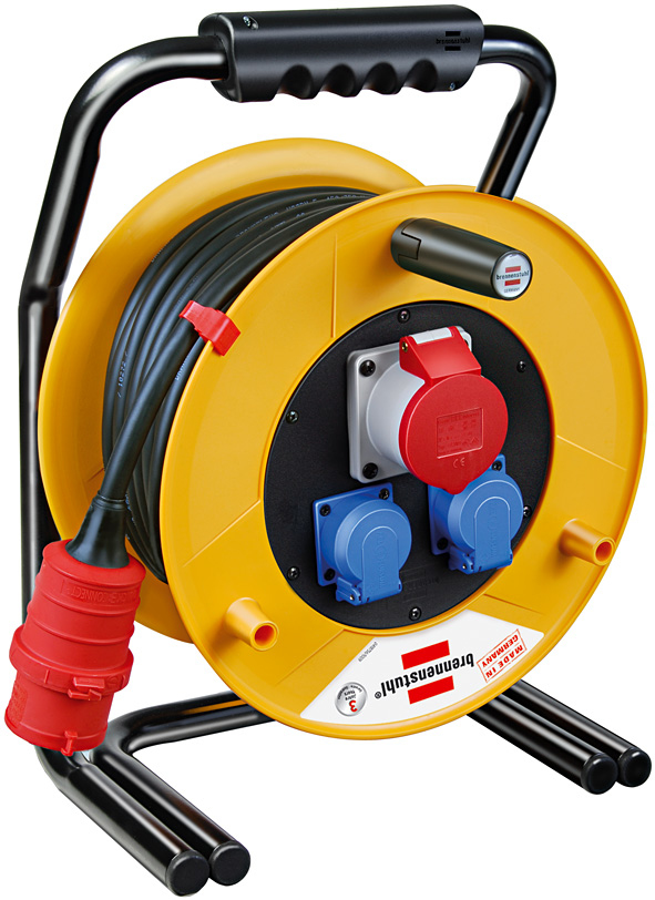 Image of Brennenstuhl 40m H07RN-F 5G1,5 power extension 3 AC outlet(s)...