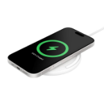 BELKIN BoostCharge Wireless Charging Pad + USB-C to USB-C Cable (1.5M) - White (WIA012fqWH), 15W, LED Indicator, Apple iPhone,Samsung.2 Years Warranty