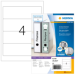 HERMA File labels A4 192x59 mm white paper matt opaque 400 pcs.