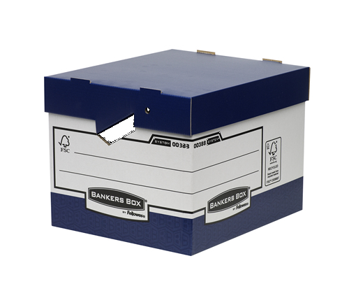 Image of Fellowes 0038801 file storage box Paper Blue