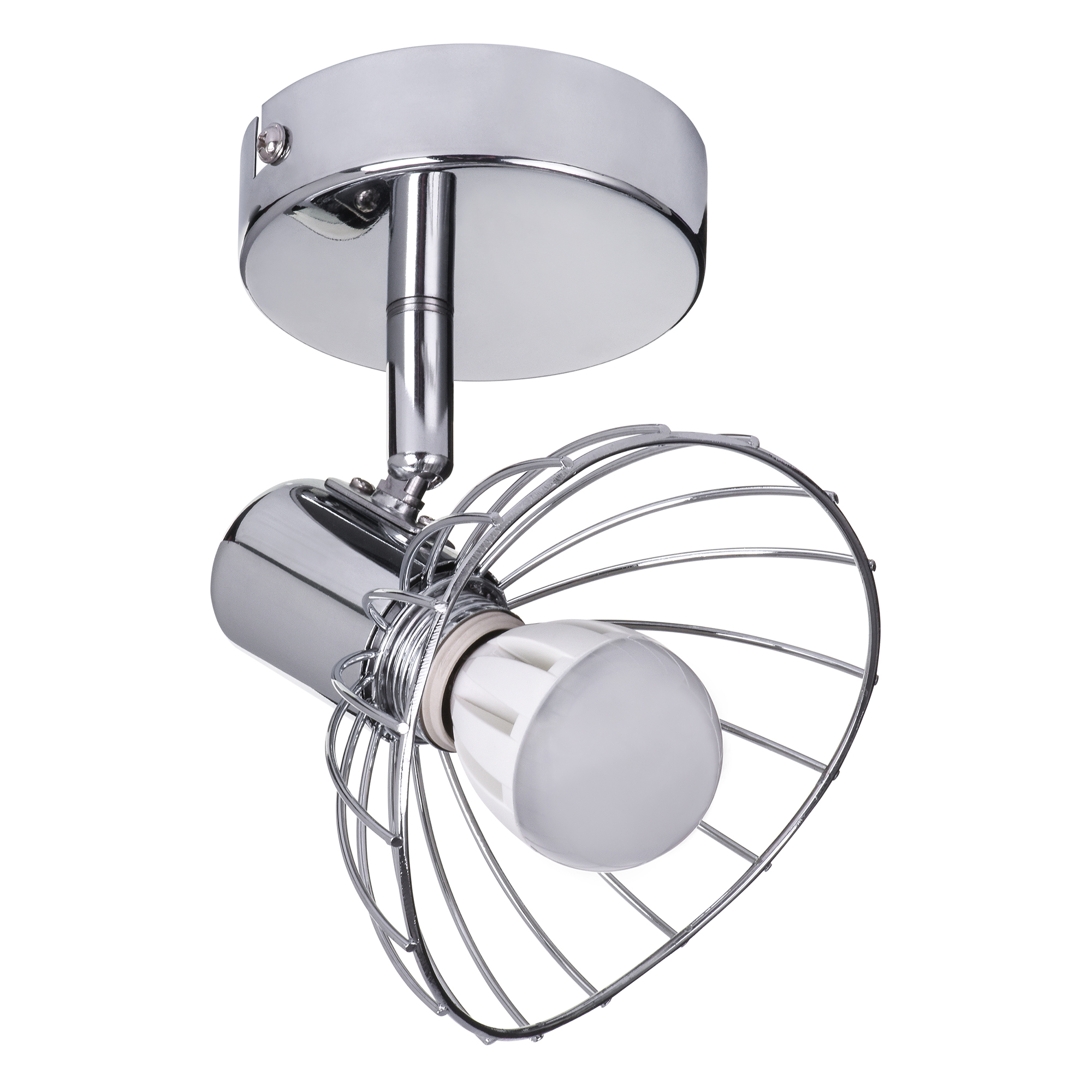 Activejet AJE-GIZEL 1P vägglampor Silver Lämplig för inomhusbruk E14 40 W