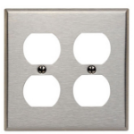 Leviton 84016 wall plate/switch cover Stainless steel